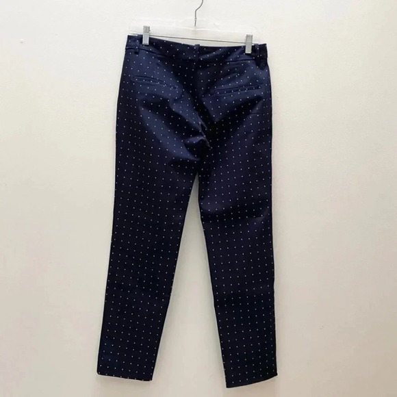 ZARA - Dark Navy Blue Polka Dot Dress Pants - Picture 3 of 4